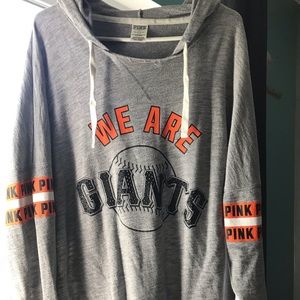 Pink giants sweat shirt